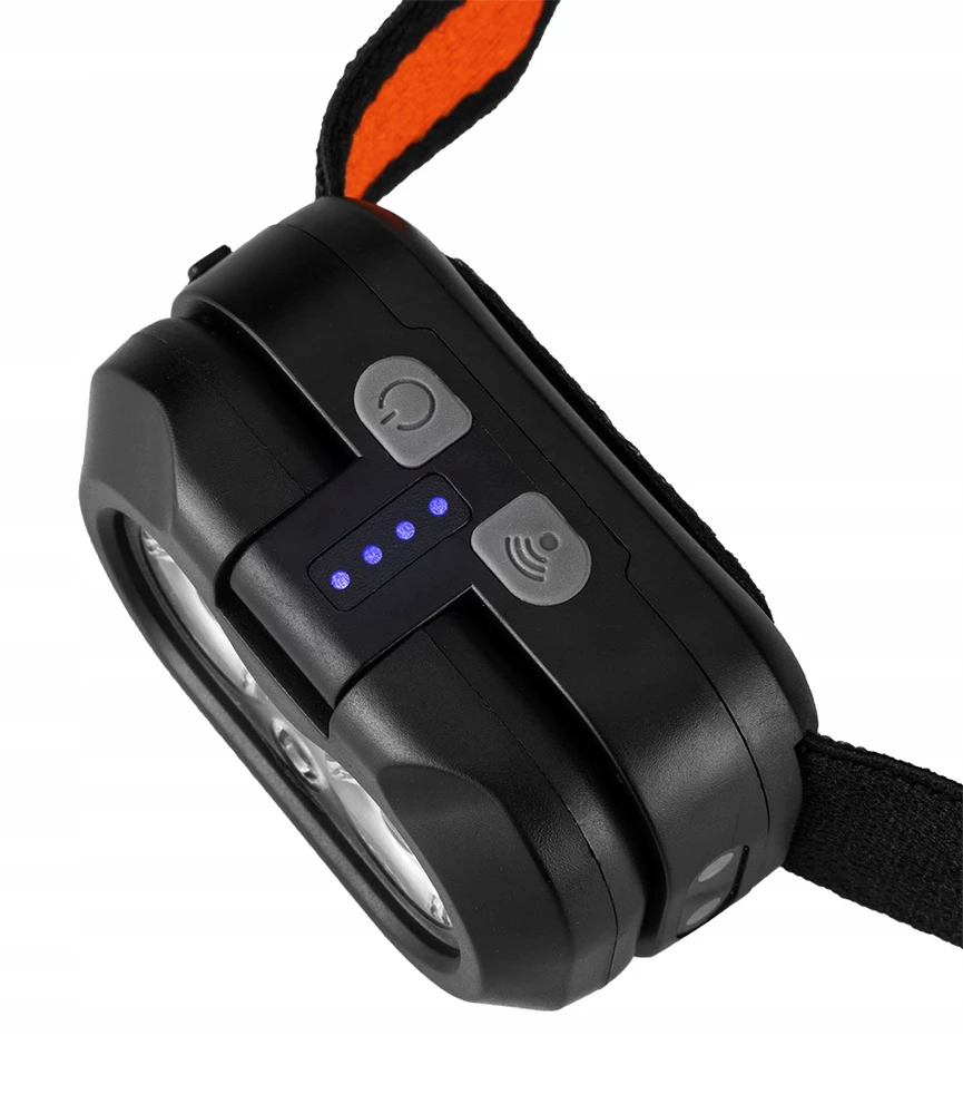 Neo Tools NEO PAKRAUJAMAS PRIEKINIS ŽIBINTAS GALINGAS XPT LED 1200mAH USB-C JUDĖJIMO JETUVAS