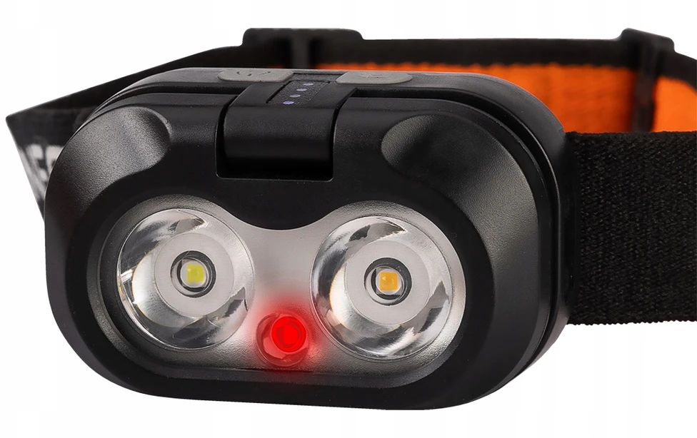 Neo Tools NEO PAKRAUJAMAS PRIEKINIS ŽIBINTAS GALINGAS XPT LED 1200mAH USB-C JUDĖJIMO JETUVAS
