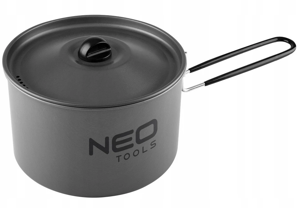 NEO TOOLS TURISTINĖS INDIVIDUALIŲ RINKINYS KEMPINGAS PUODAS FRY POT VIRDULIS 3 viename