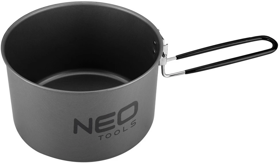 NEO TOOLS TURISTINĖS INDIVIDUALIŲ RINKINYS KEMPINGAS PUODAS FRY POT VIRDULIS 3 viename