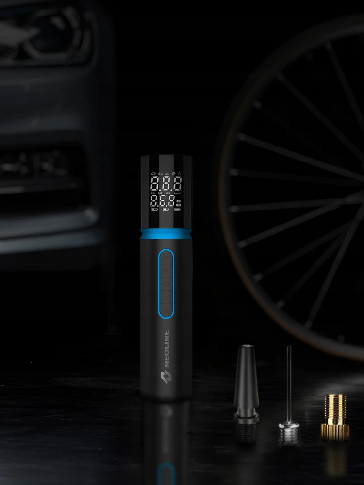 Neoline Elektrinis oro kompresorius DELA-B su išorinės baterijos "Power Bank" funkcija 6000mAh