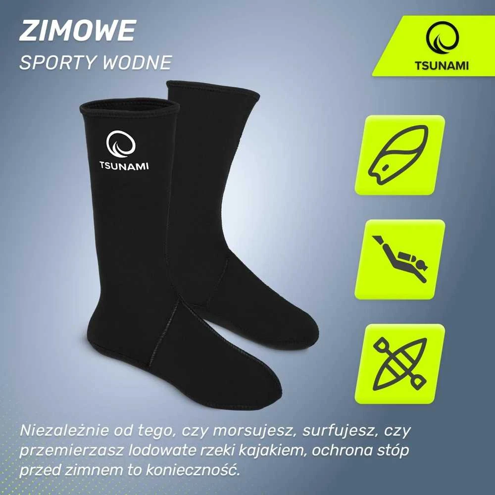 Neopreno kojinės žiemos maudynėms 36/37