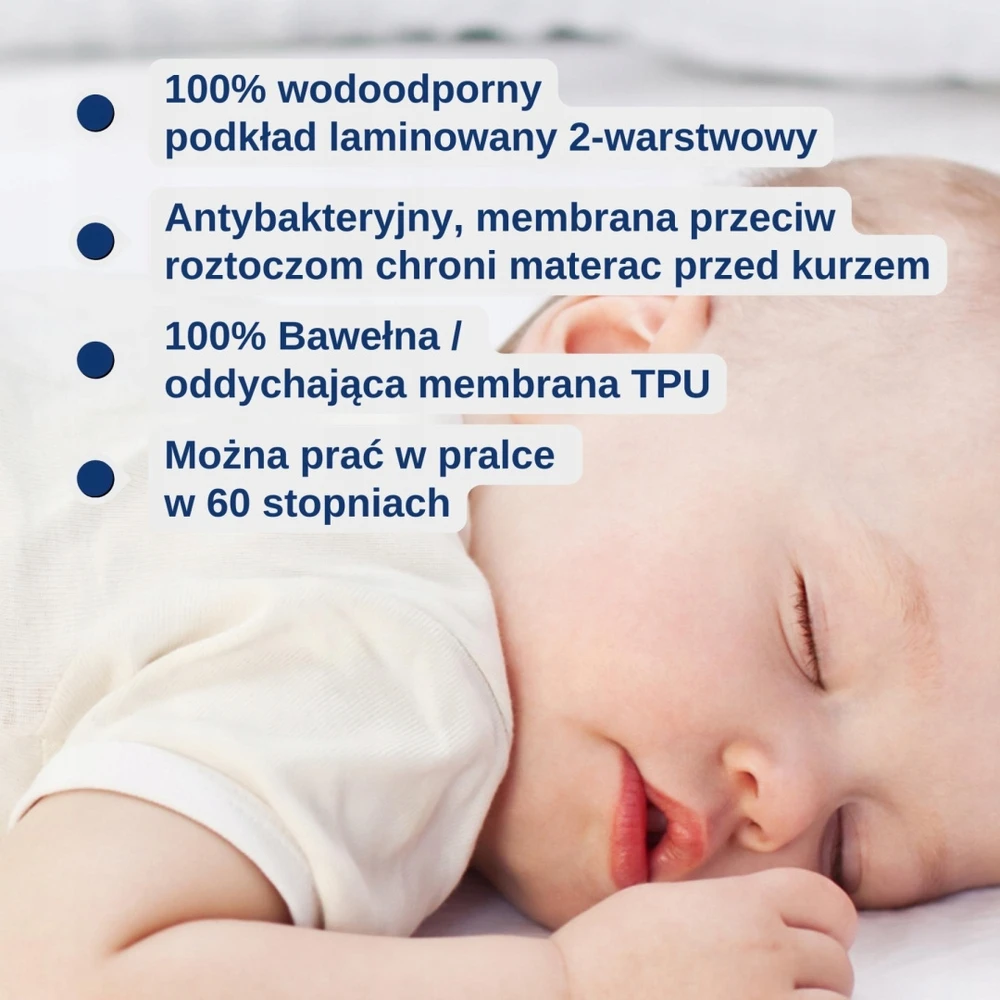 Neperšlampama čiužinio apsauga, Snibbs čiužinio padas 70x100