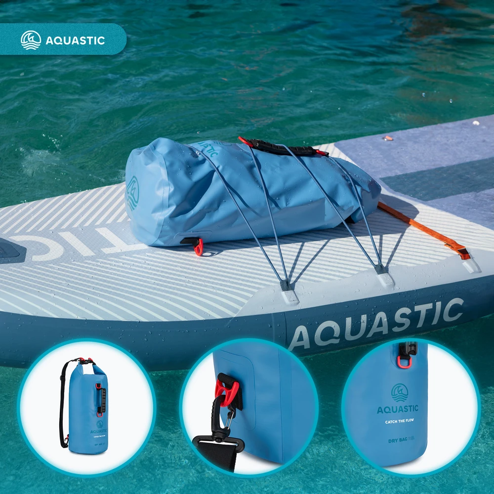 Neperšlampamas AQUASTIC Dry Bag 20 l, mėlynas