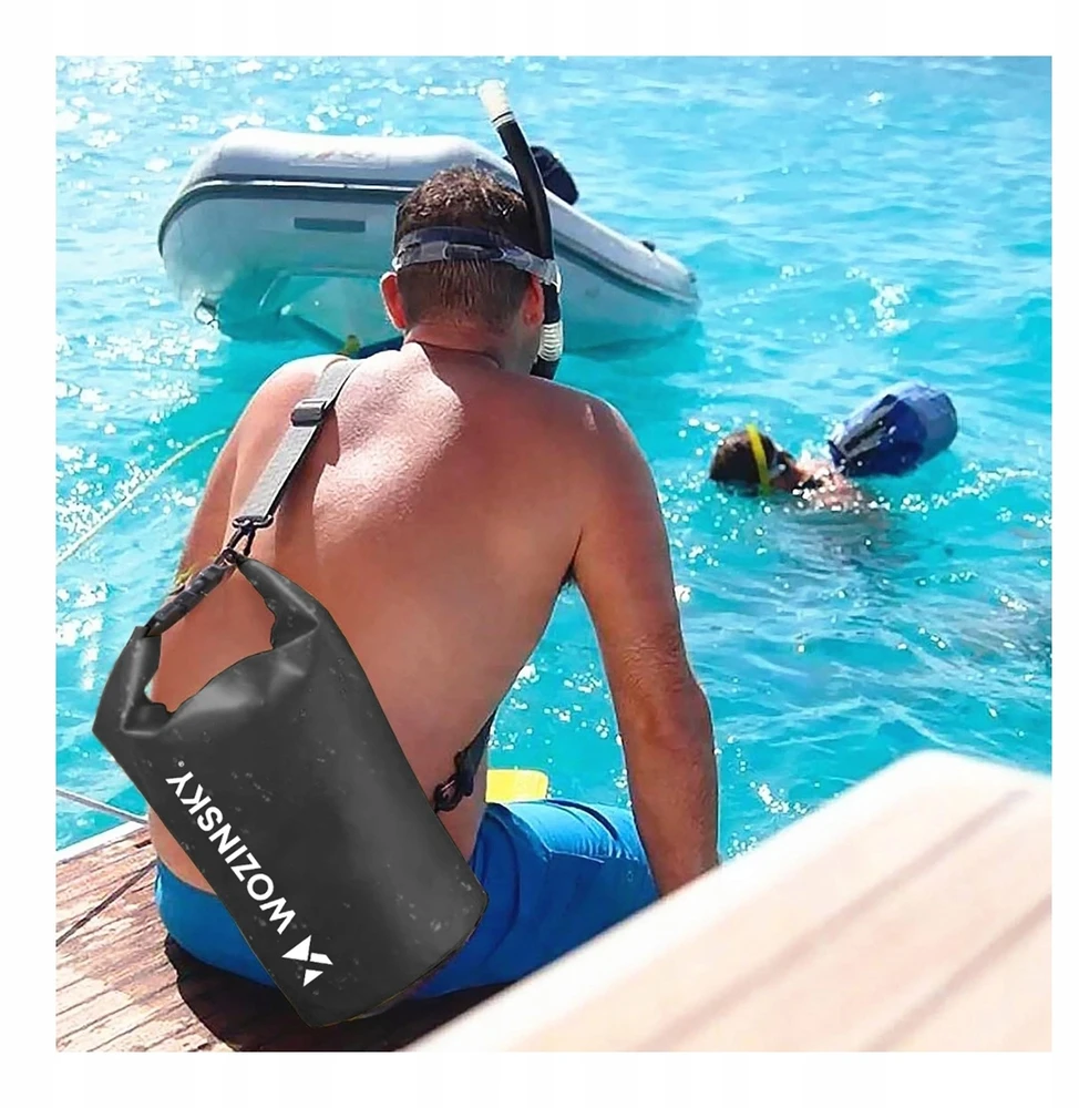 Maišelis Wozinsky WWK-30 woododporny na kajak sup 30l - juoda