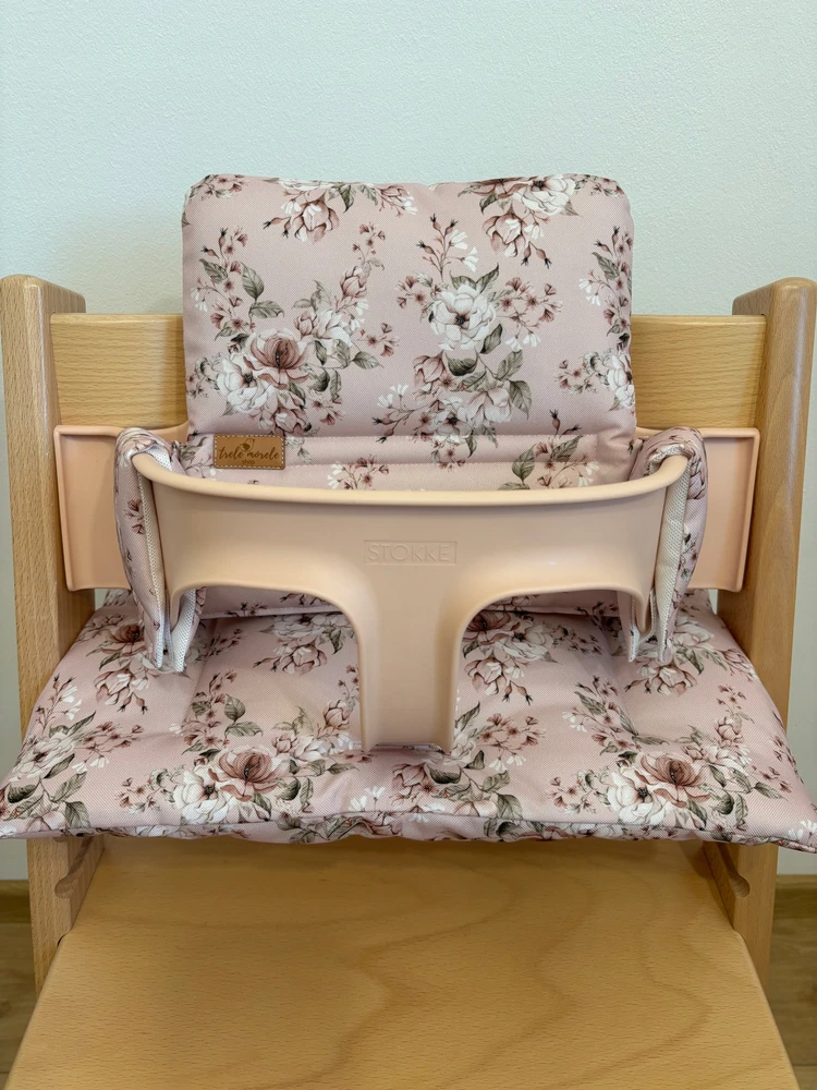 Neperšlampamos pagalvėlės Stokke Tripp Trapp 2in1 naujokams rožėms