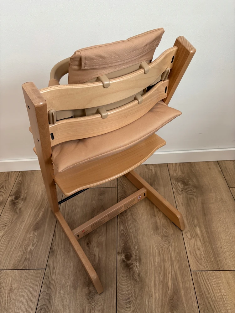 Neperšlampamos pagalvėlės Stokke Tripp Trapp kėdei 2in1, karamelės spalvos