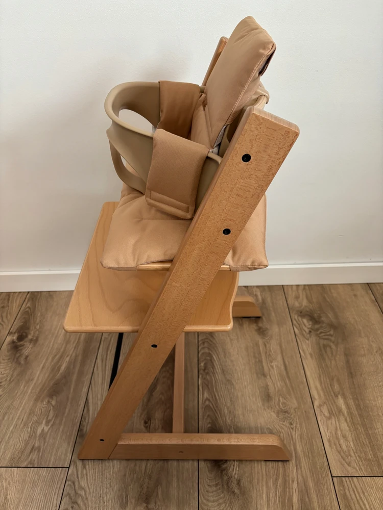 Neperšlampamos pagalvėlės Stokke Tripp Trapp kėdei 2in1, karamelės spalvos