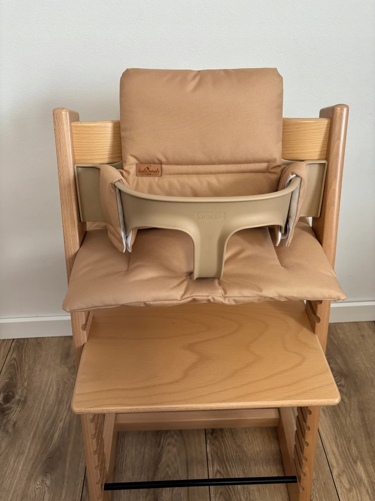 Neperšlampamos pagalvėlės Stokke Tripp Trapp kėdei 2in1, karamelės spalvos