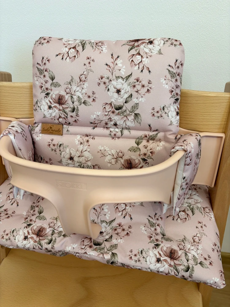 Neperšlampamos pagalvėlės Stokke Tripp Trapp 2in1 naujokams rožėms