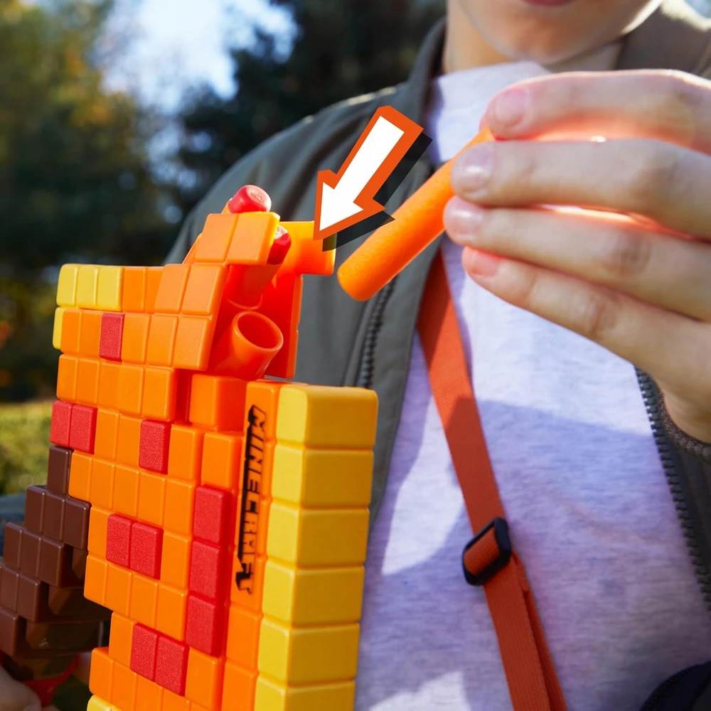 Hasbro Žaislinis Nerf Minecraft liepsnojantis kalavijas