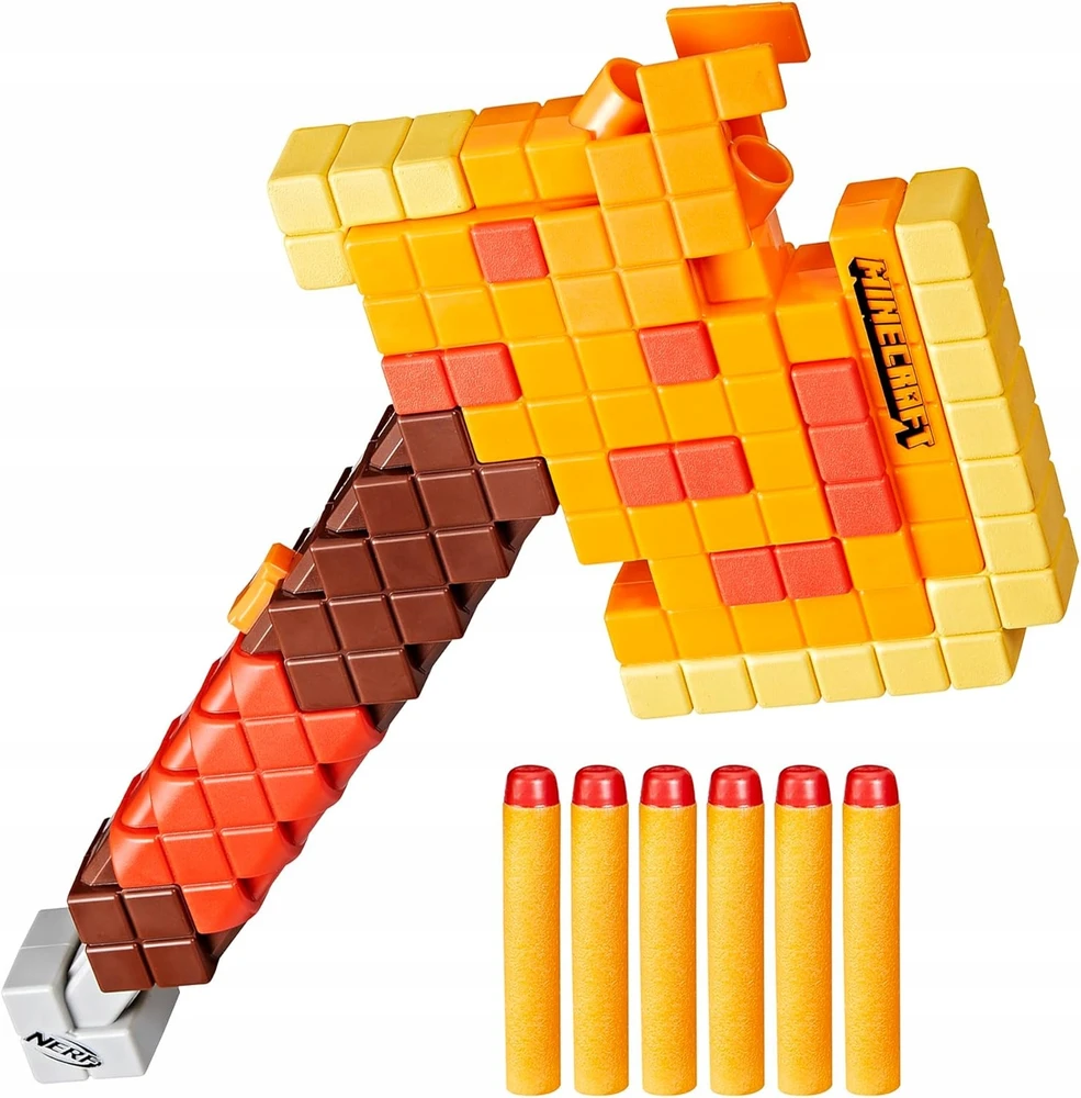 Hasbro Žaislinis Nerf Minecraft liepsnojantis kalavijas