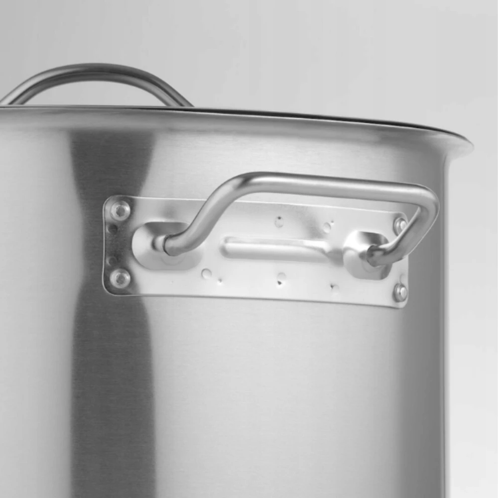 Nerūdijančio plieno puodai 1,5 l HENDI Profi Line 16x7,5 cm puodai su dangteliu
