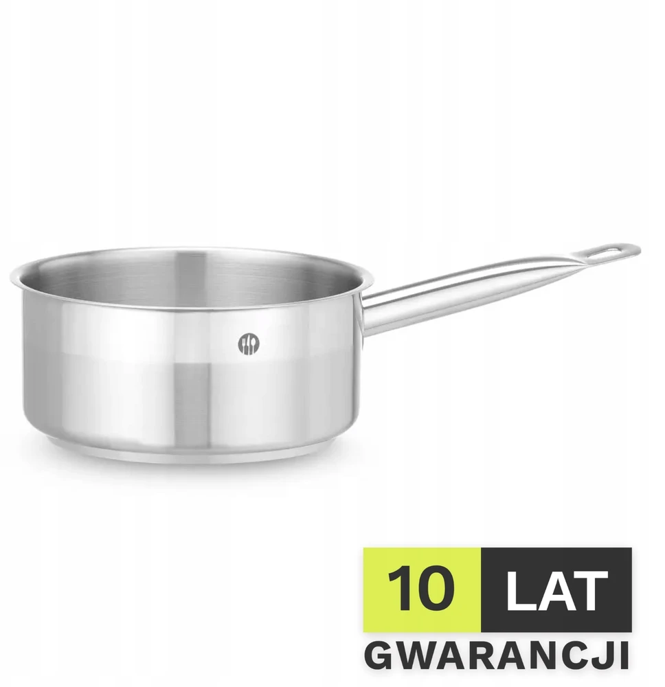 Nerūdijančio plieno puodas 2L HENDI Profi Line 18x8cm Puodai su rankena