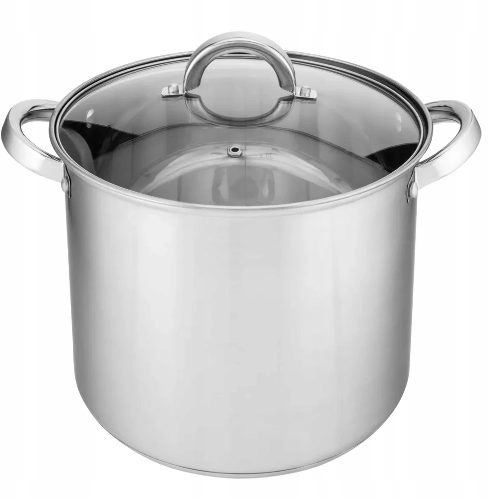 Nerūdijančio plieno puodas 5 l indukcinis 20 cm dujų Altom Design Fabio