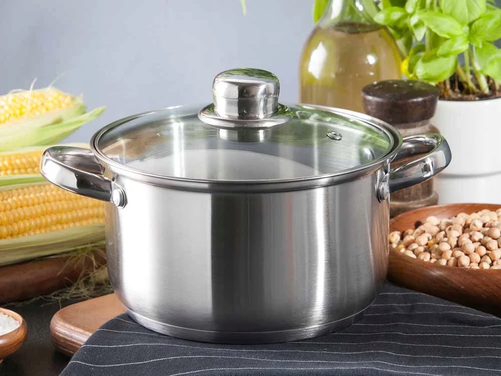 Nerūdijančio plieno puodas, indukcinis, dangtis, Altom Design Fabio, 2,6 l