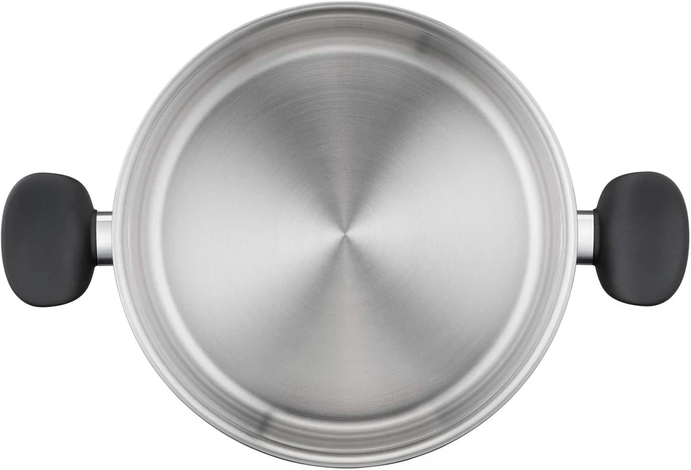 Nerūdijančio plieno puodas + stiklinis dangtis 24 cm pirminis E3084604 Tefal