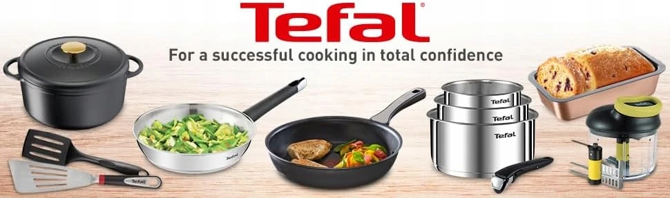 Nerūdijančio plieno puodas + stiklinis dangtis 24 cm pirminis E3084604 Tefal