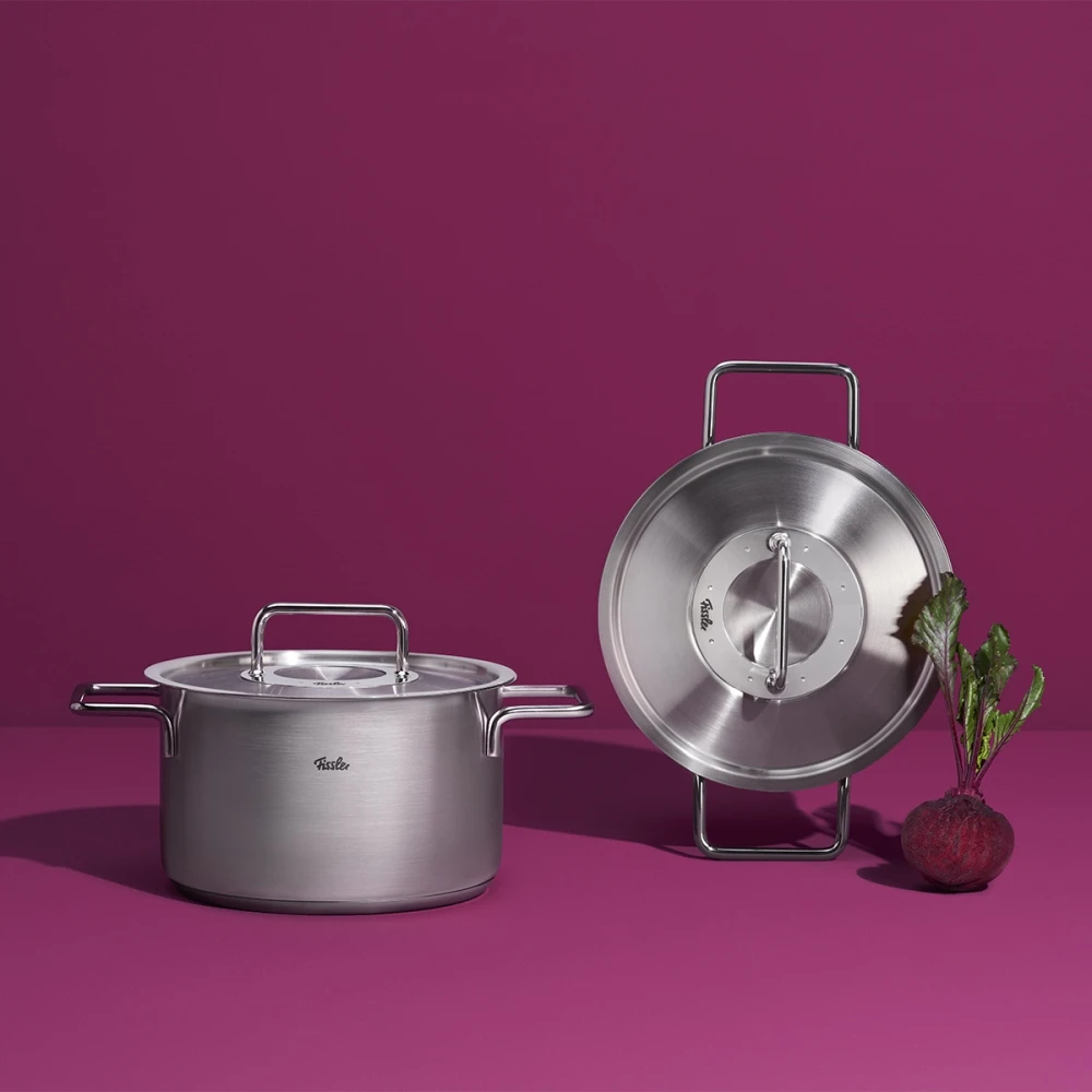 Nerūdijančio plieno puodas su dangčiu FISSLER Pure Collection 1,9 l K2