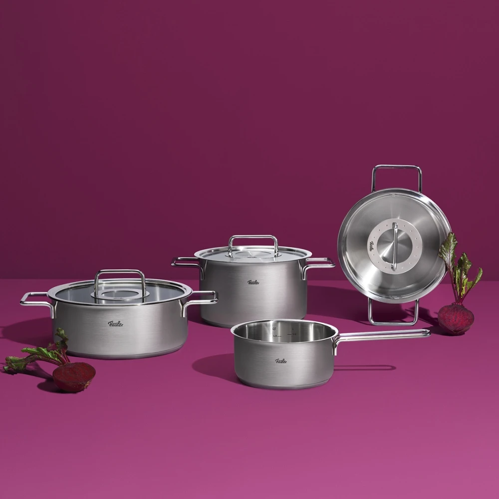 Nerūdijančio plieno puodas su dangčiu FISSLER Pure Collection 1,9 l K2