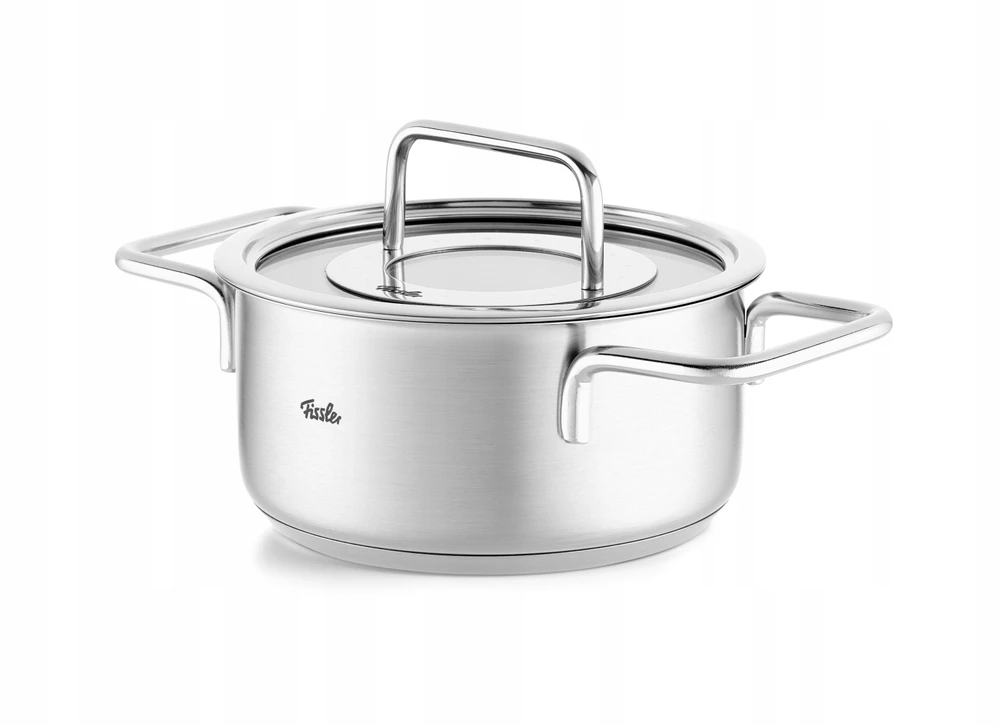Nerūdijančio plieno puodas su dangčiu FISSLER Pure Collection 20 cm K2