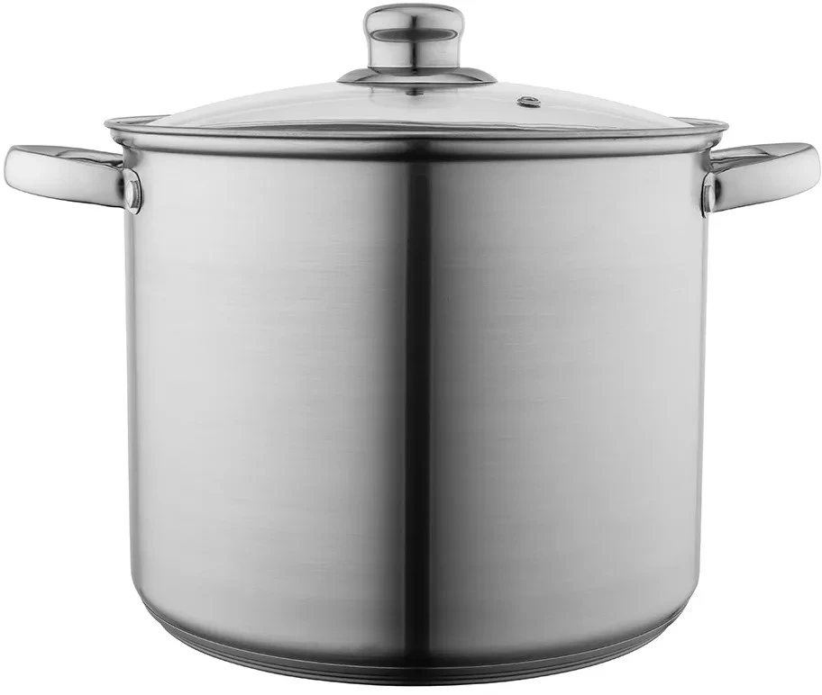 Nerūdijančio plieno puodas. su dangteliu Aukštas 12,5 l 28 cm FABIO Altom Design