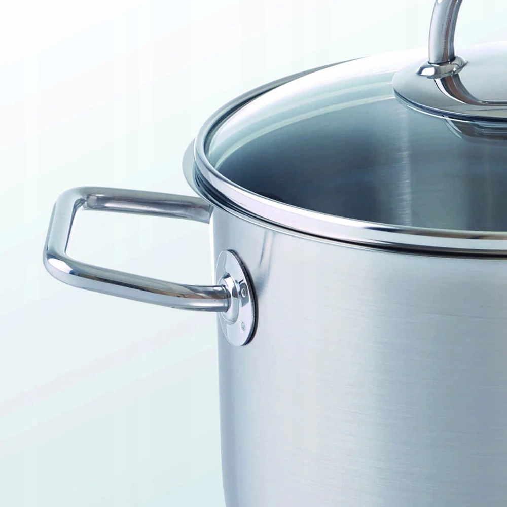 Nerūdijančio plieno puodas su stikliniu dangteliu FISSLER Viseo 3,6 l K2