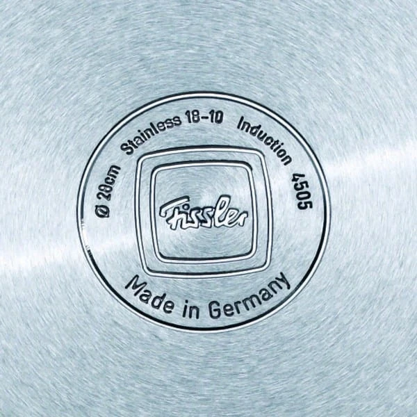 Nerūdijančio plieno puodas su stikliniu dangteliu FISSLER Viseo 3,6 l K2