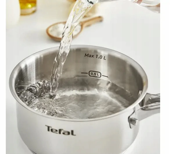 Nerūdijančio plieno puodas Tefal Minis H8742155 Indukcija 14cm 1L