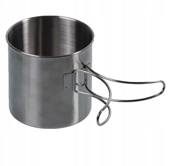 Nerūdijančio plieno puodelis Mil-Tec, 800 ml