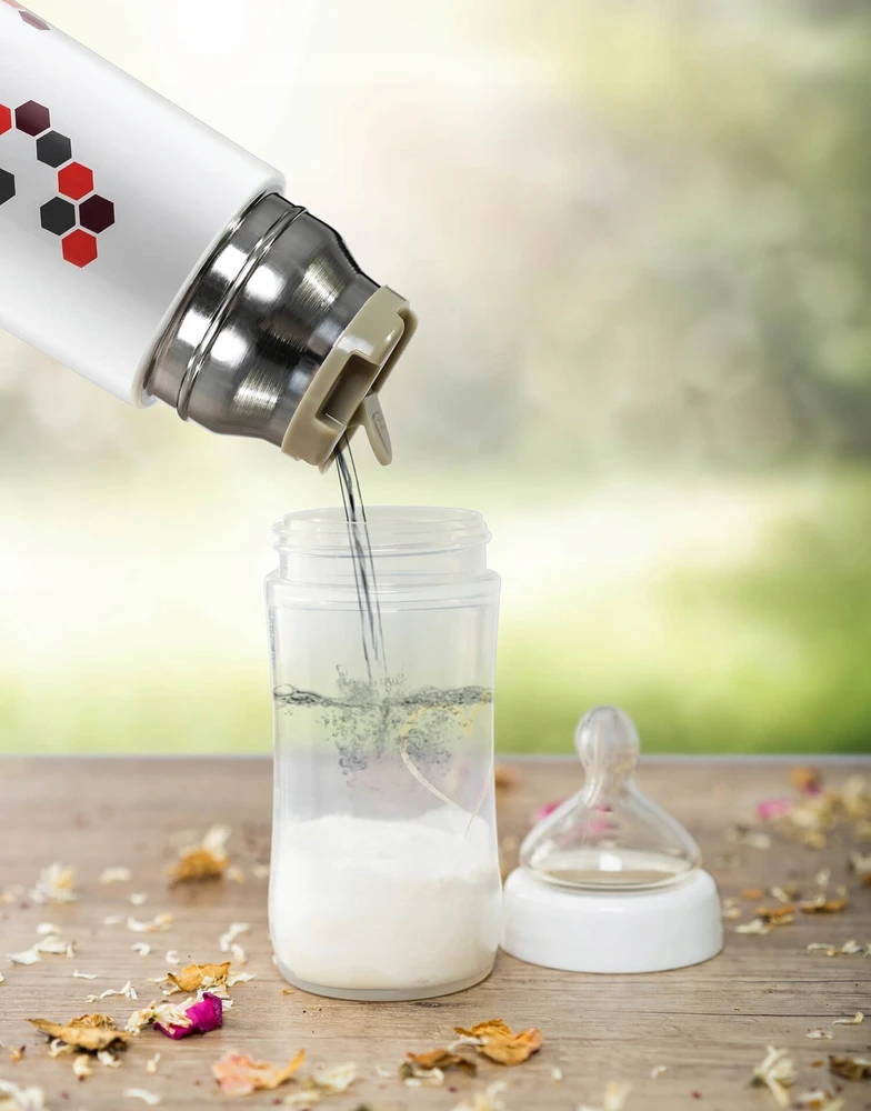 Nerūdijančio plieno termosas 500ml, REER click kamštis
