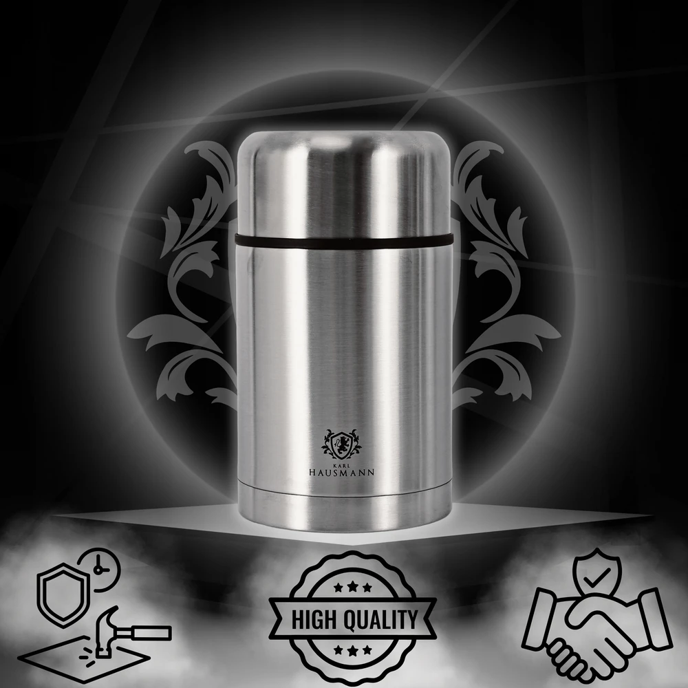 NERŪDIJANČIO PLIENO VAKARIENIS THERMOS 0,75 TERMINIS KONTEERIS MAISTUI 24H