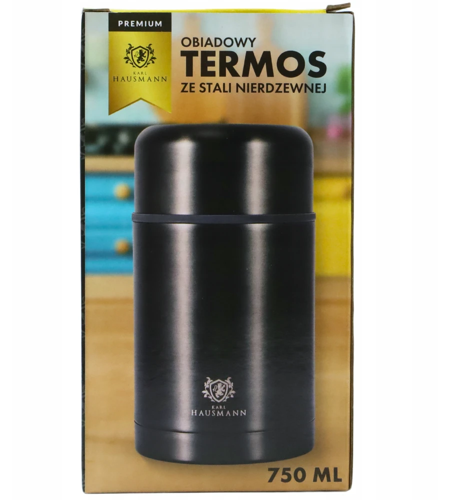 NERŪDIJANČIO PLIENO VAKARIENIS THERMOS 0,75 TERMINIS KONTEERIS MAISTUI 24H
