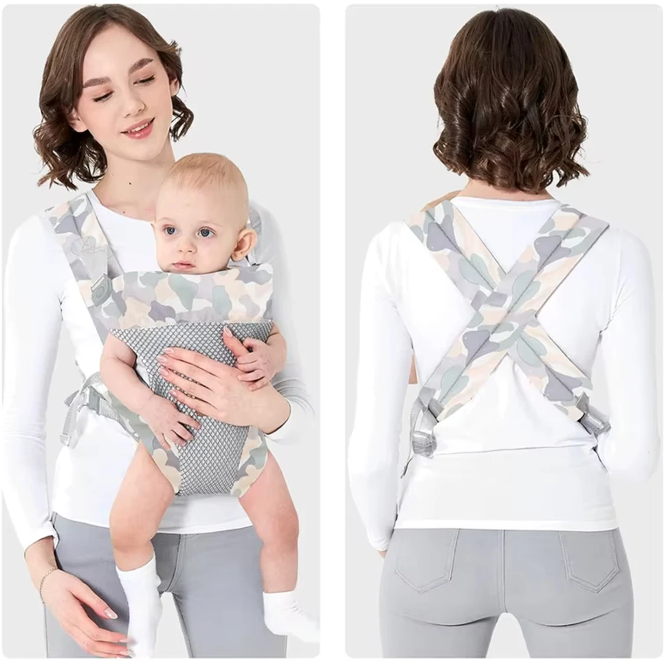 NEŠĖŽĖLĖ KŪDIKUI 4IN1 ERGONOMIŠKAS MINKŠTAS 3D Tinklelio įvynioklis kūdikiui 15KG