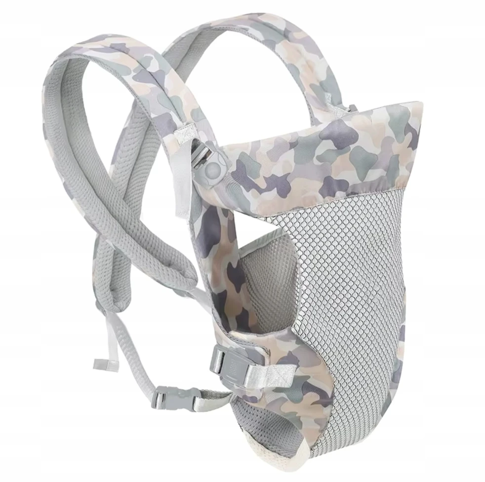 NEŠĖŽĖLĖ KŪDIKUI 4IN1 ERGONOMIŠKAS MINKŠTAS 3D Tinklelio įvynioklis kūdikiui 15KG