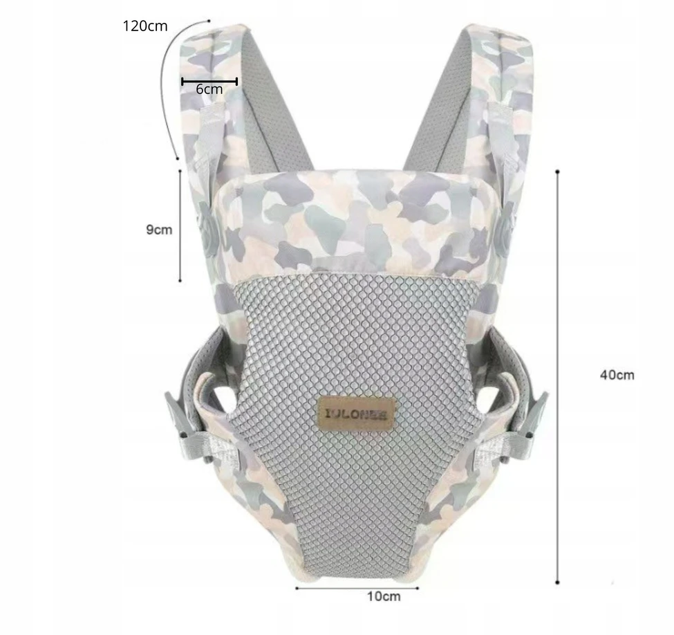 NEŠĖŽĖLĖ KŪDIKUI 4IN1 ERGONOMIŠKAS MINKŠTAS 3D Tinklelio įvynioklis kūdikiui 15KG