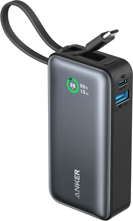 Anker 545 Nano Power Bank | A1259G11 | 10000 mAh | Juodas