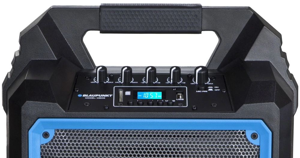 Nešiojama kolonėlė Blaupunkt Music Box MB06 su karaokės funkcija