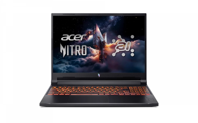 Nešiojamas kompiuteris Acer | Nitro V 16 AI ANV16-42-R1PE | Shale Juodas | 16 " | IPS | WUXGA | 1920 x 1200 pikselių | AMD Ryzen 5 | 240 | 16 GB | DDR5 | Solid-state drive capacity 512 GB | NVIDIA GeForce RTX 5050 | GDDR7 | 8 GB | Windows 11 Home | 802.11ax | Bluetooth versija 5.3 | Klaviatūros kalba: US international | Klaviatūros apšvietimas | Garantija 24 mėn.