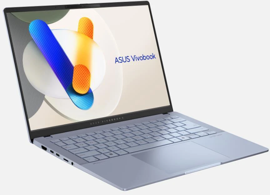 Nešiojamas kompiuteris Asus Vivobook S 14 S5406SA-QD004W | Mist Mėlyna | 14 " | OLED | WUXGA | 1920 x 1200 pikselių | Glossy | Intel Core Ultra 5 | 226V | 16 GB | LPDDR5X | Solid-state drive capacity 512 GB | Intel Arc Graphics | Windows 11 Home | 802.11be | Bluetooth versija 5.4 | Klaviatūros kalba: anglų | Klaviatūros apšvietimas | Garantija 24 mėn.