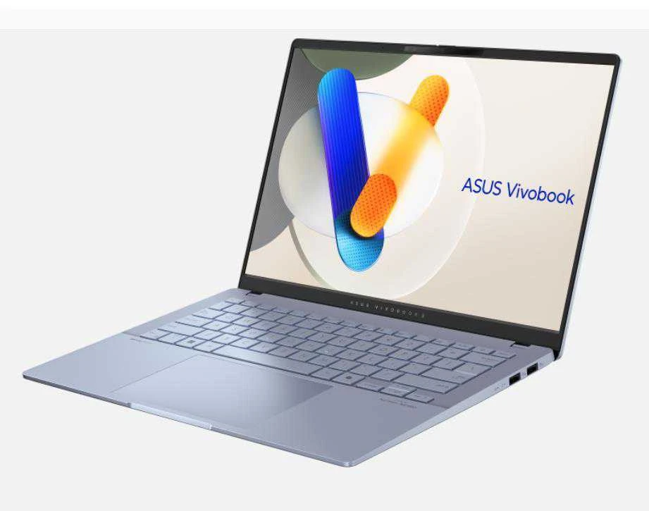 Nešiojamas kompiuteris Asus Vivobook S 14 S5406SA-QD004W | Mist Mėlyna | 14 " | OLED | WUXGA | 1920 x 1200 pikselių | Glossy | Intel Core Ultra 5 | 226V | 16 GB | LPDDR5X | Solid-state drive capacity 512 GB | Intel Arc Graphics | Windows 11 Home | 802.11be | Bluetooth versija 5.4 | Klaviatūros kalba: anglų | Klaviatūros apšvietimas | Garantija 24 mėn.