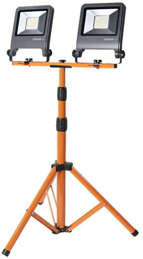 Osram 50W LED prožektorius su stovu WORKLIGHTS, tamsiai pilkas, 4000K, IP65