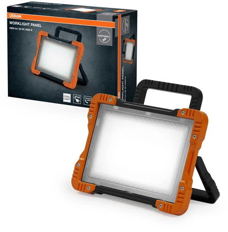 Osram 50W LED prožektorius su stovu WORKLIGHTS, tamsiai pilkas, 4000K, IP65