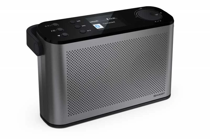 Sharp OSAKA Stereo Portable Digital Radio | DR-P540(GY) | USB port | Bluetooth | FM radio | Belaidė jungtis