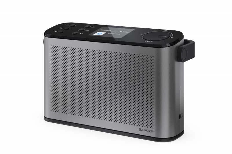 Sharp OSAKA Stereo Portable Digital Radio | DR-P540(GY) | USB port | Bluetooth | FM radio | Belaidė jungtis