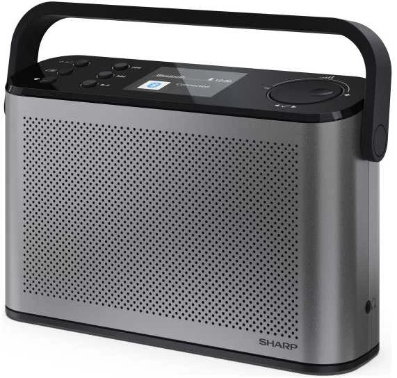 Sharp OSAKA Stereo Portable Digital Radio | DR-P540(GY) | USB port | Bluetooth | FM radio | Belaidė jungtis
