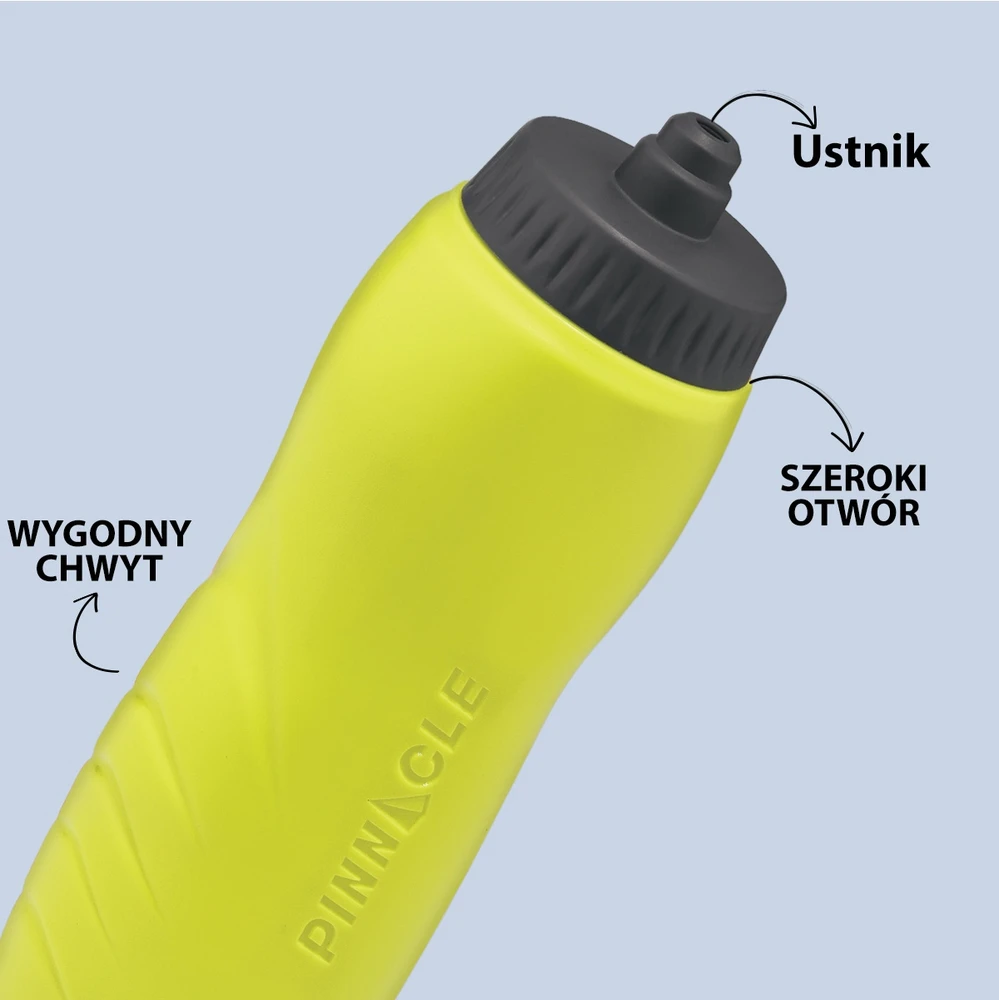 NEŠIOJAMASIS DVIRAČIO BUTELIS, skirtas vaikščioti sporto salėse PINNACLE TPX9054 Žalias 1L