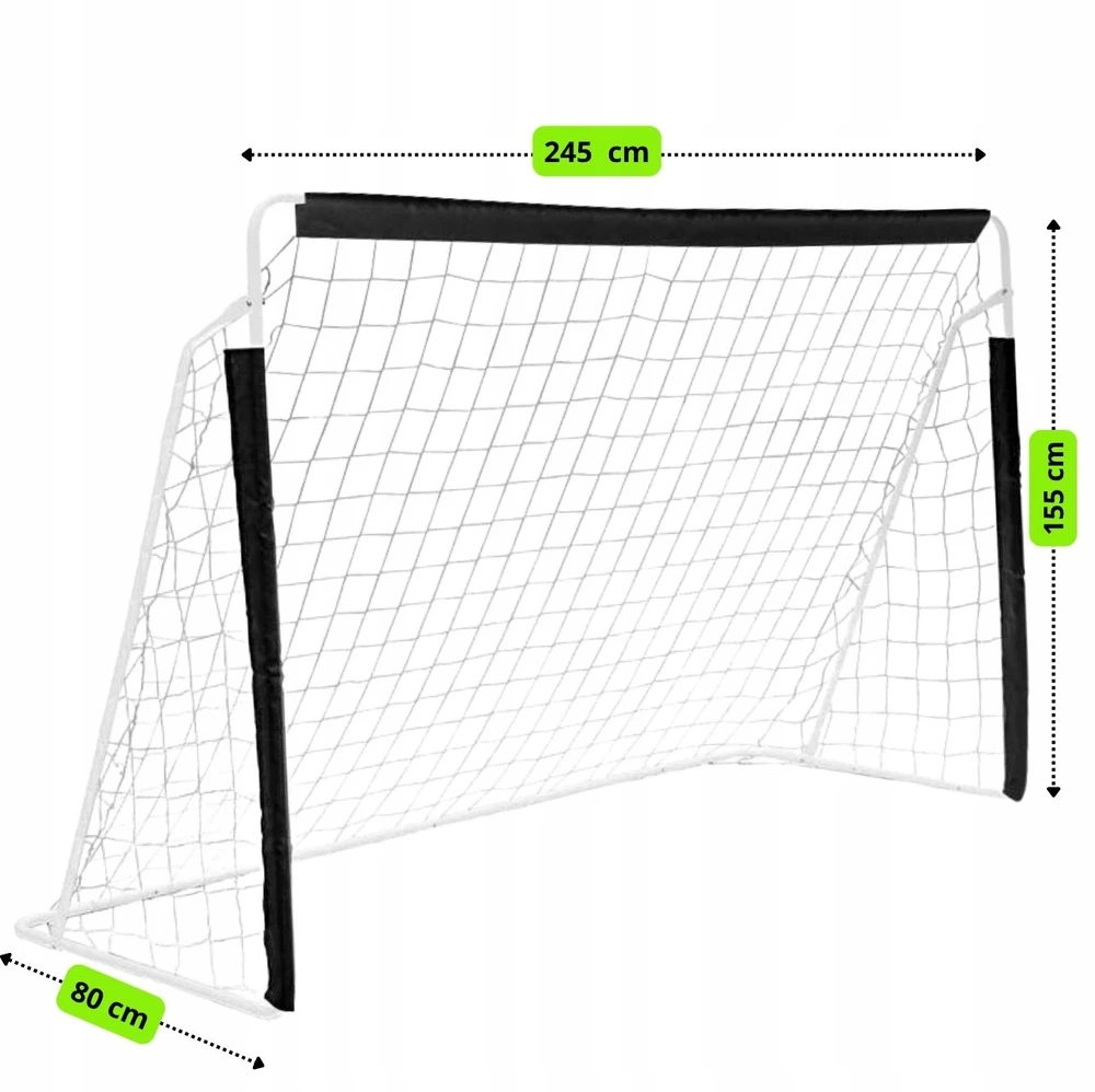 Nešiojami futbolo vartai Be4Sport, 245x155x80 cm