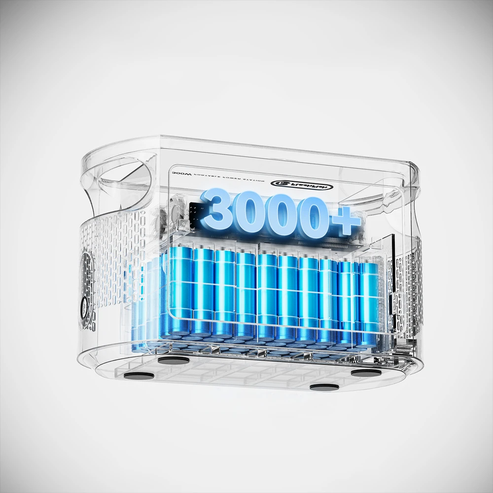 Nešiojamoji elektrinė FlashFish E103 300W 179Wh 56000mAh Powerbank