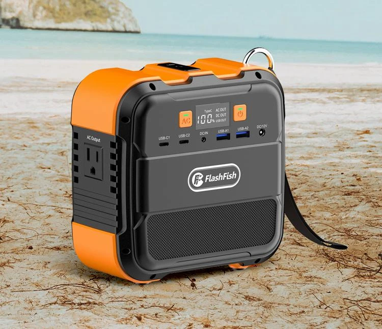 Nešiojamoji maitinimo stotis FlashFish A101 120W 26400mAh Powerbank su LED